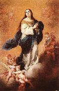 MURILLO, Bartolome Esteban Immaculate Conception sg oil on canvas